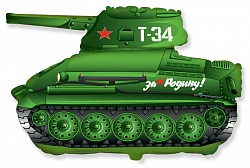 vozdushnyj-shar-31-79sm-figurnyj-folgirovannyj-flexmetal-zelenyj-tank-t-34